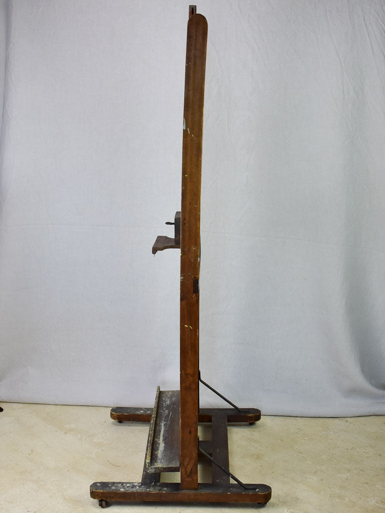 Late 19th / early 20th Century French easle - adjustable