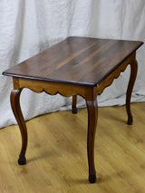 Antique French desk with drawer and deer feet
