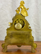 Louis XVI bronze mantle clock