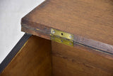 Leather decorated, rustic French secretaire 1900's
