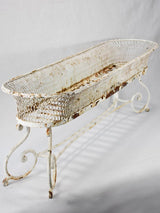 Long French flower jardiniere - 1900s. 46½"