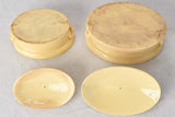 2 yellow ware terrine molds from Apt 19th century