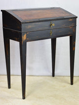 Vintage 1900's leather accented secretaire