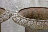 Pair of 19th-century French Medici urns 20"
