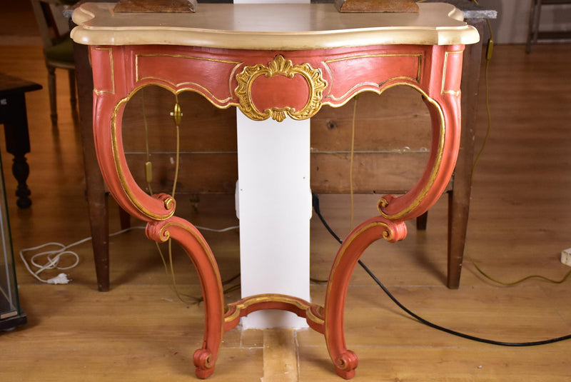 Louis XV stone console table