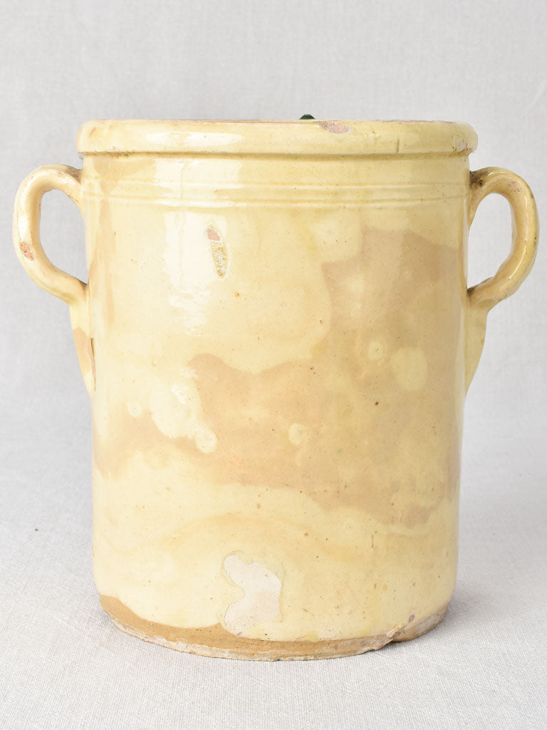 Timeworn patina 19th-century storing pot