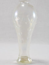Unusual early 20th century blown glass vase with flowers 18"
