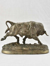 One-of-a-kind bronze bull Maquette
