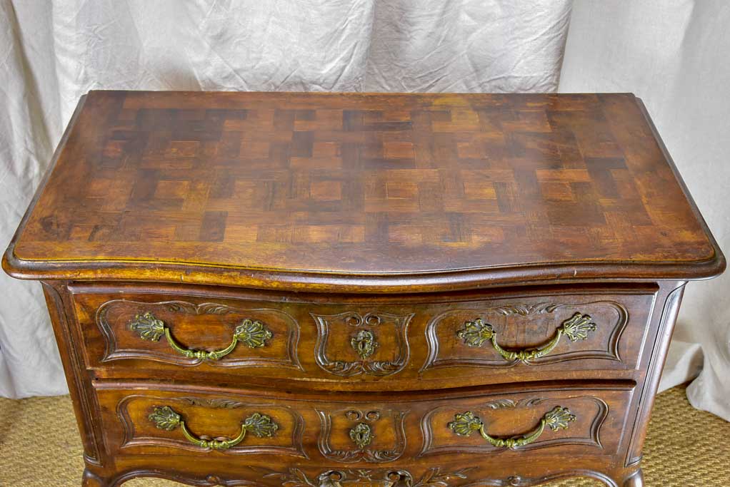 Mid Century French Provencal two drawer commode