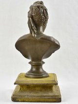 Historically consistent Diana bronze statuette