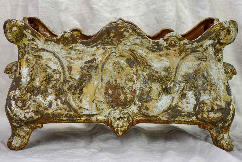 Large cast iron French Jardiniere - 19th Century 22" x 11"