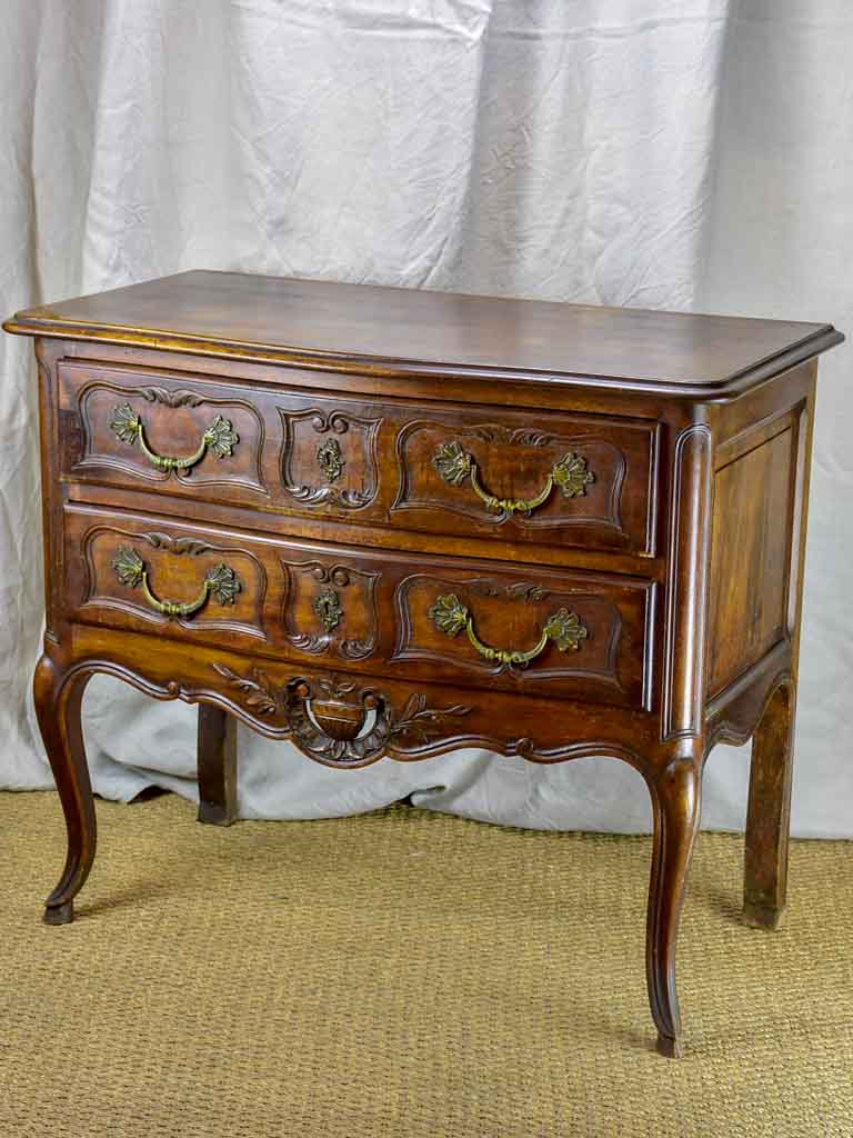 Mid Century French Provencal two drawer commode