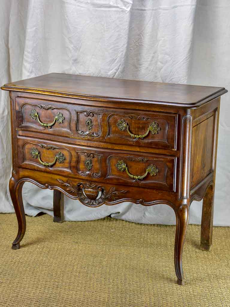 Mid Century French Provencal two drawer commode