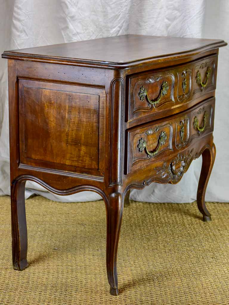 Mid Century French Provencal two drawer commode