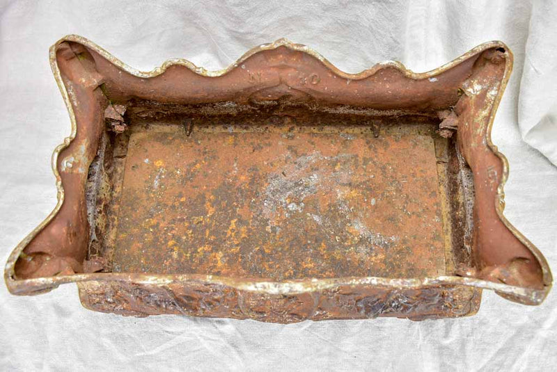 Large cast iron French Jardiniere - 19th Century 22" x 11"
