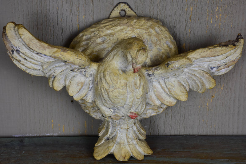 18th century salvaged dove - carved