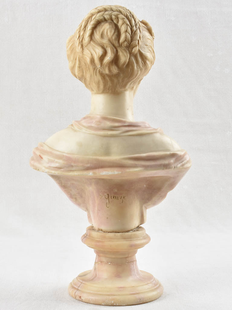 Historic French Art - Greuze Bust