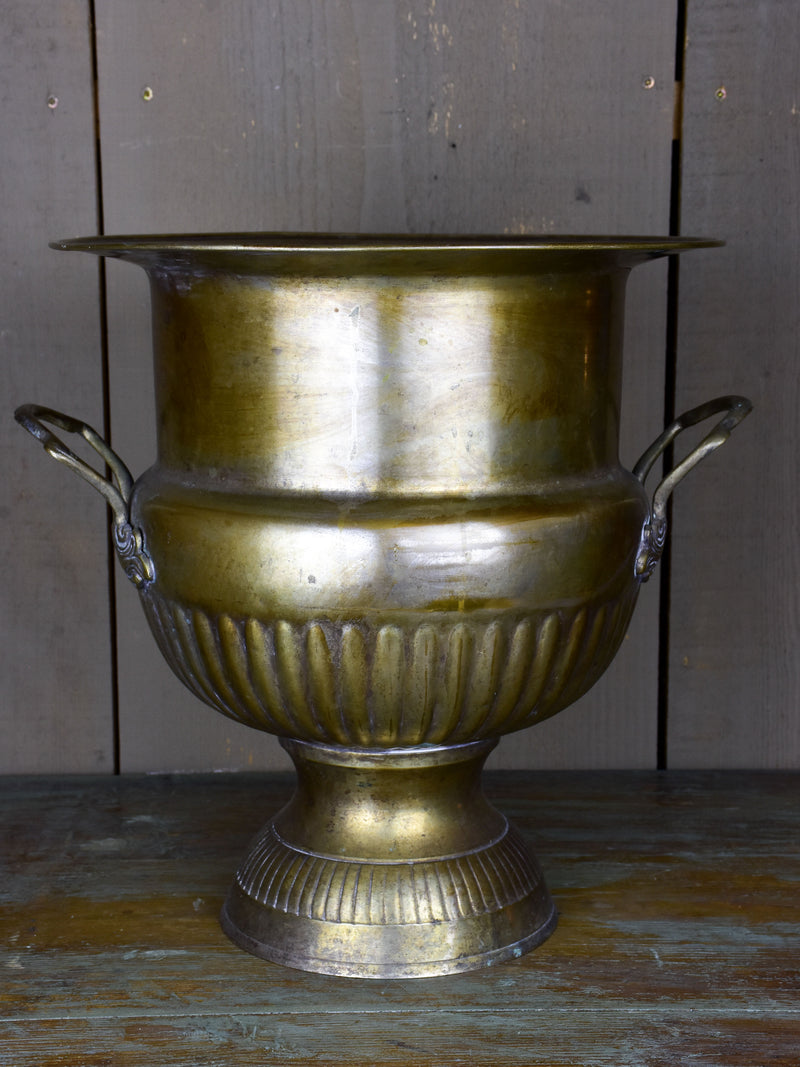 Very large antique French champagne bucket