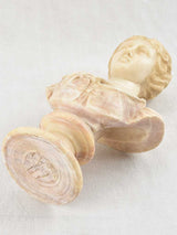 Handcrafted Alabaster French Bust - Greuze