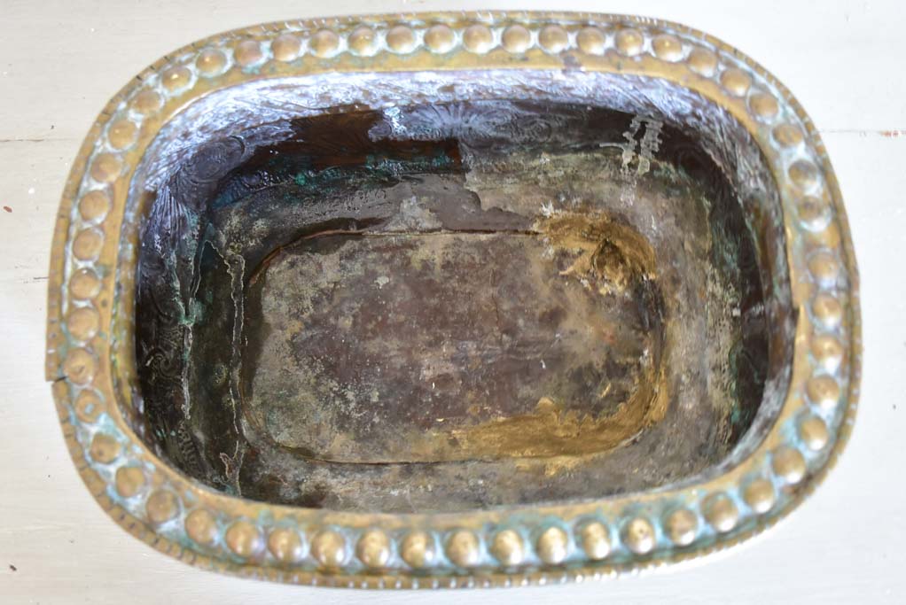 Napoleon-style Brass Jardiniere with Paws