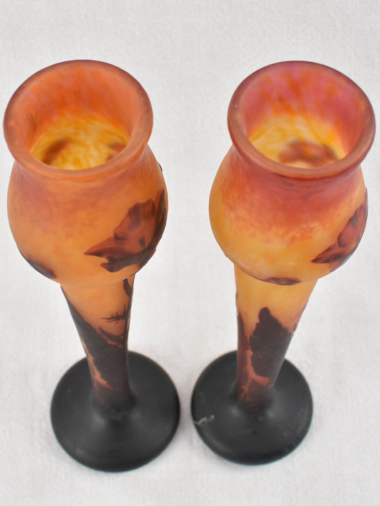 Impressive Art Nouveau decorative vases