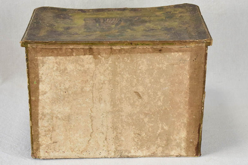 Exceptional miniature papier mâché 18th century commode de maitrise 15¾"