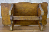 Antique French wooden footstool