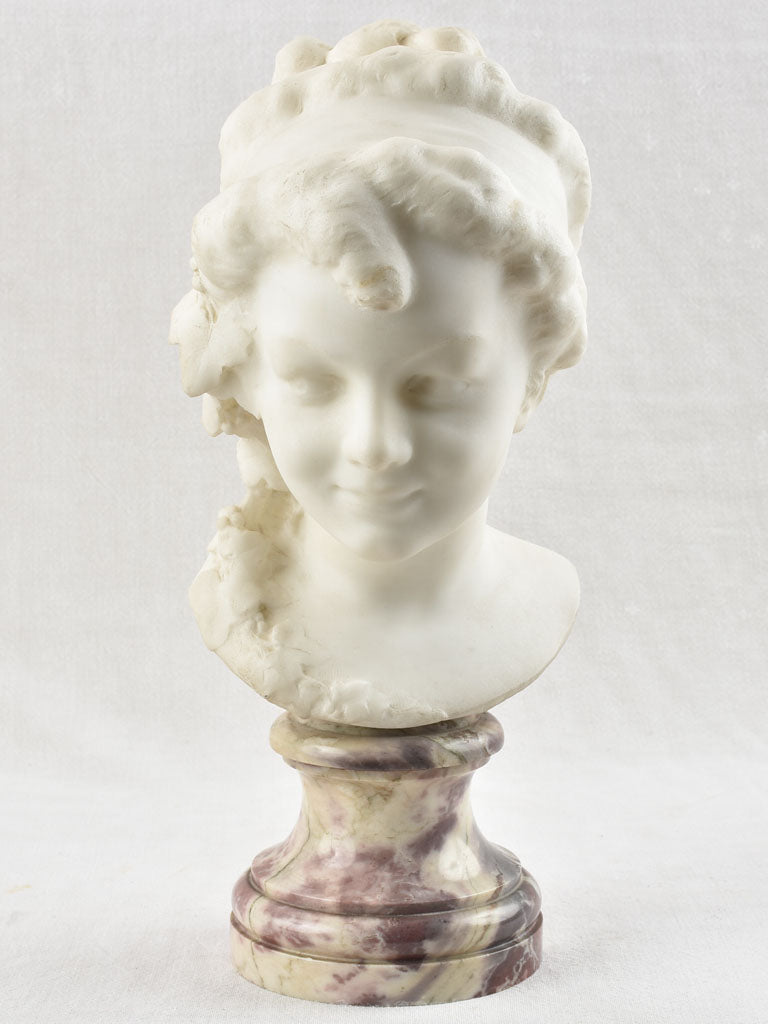 Antique 19th Century Bacchante Sculpture