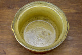 Antique French earthenware preserving bowl