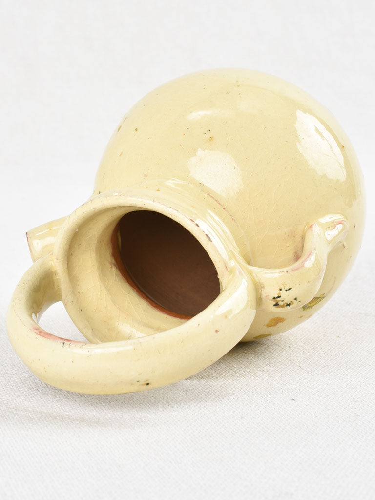 Miniature vintage gargoulette - beige glaze 7"