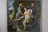 Antique Italian painting - interpretation of Susanna and the elders - Artemisia Gentileschi
