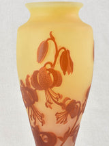Art Nouveau Émile Gallé Glass Vase