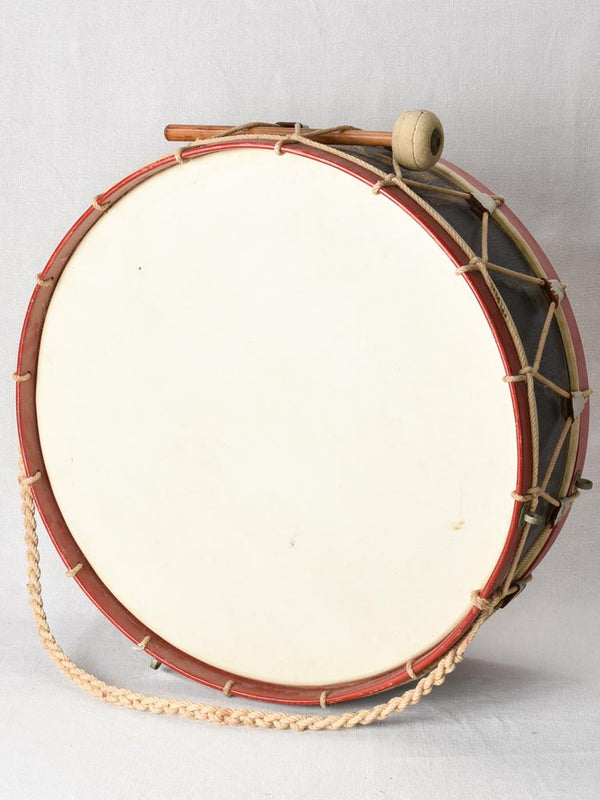 Early 20th-century large Belgian drum