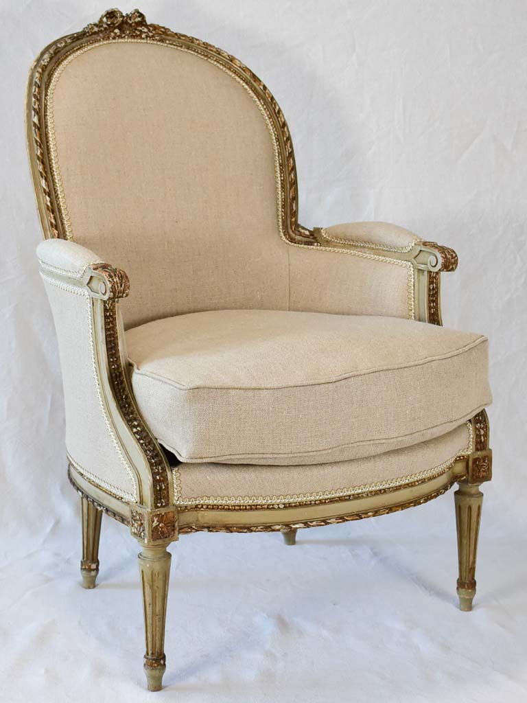 Pair of 19th century Louis XVI style armchairs