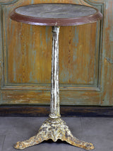 Late 19th century French marble bistro table