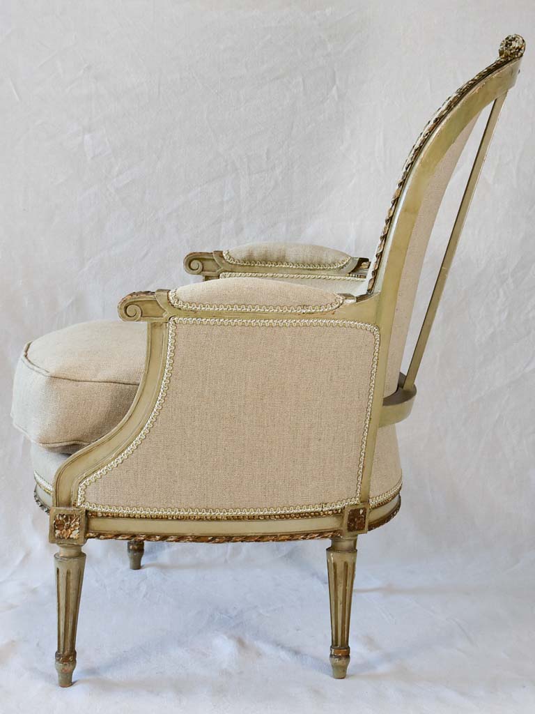 Pair of 19th century Louis XVI style armchairs