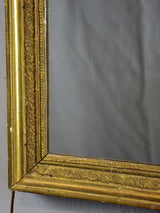 Small Louis XVI gilded rectangular mirror, 18th century