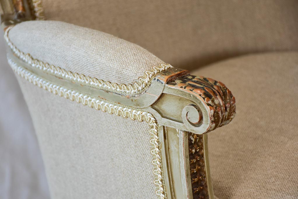 Pair of 19th century Louis XVI style armchairs