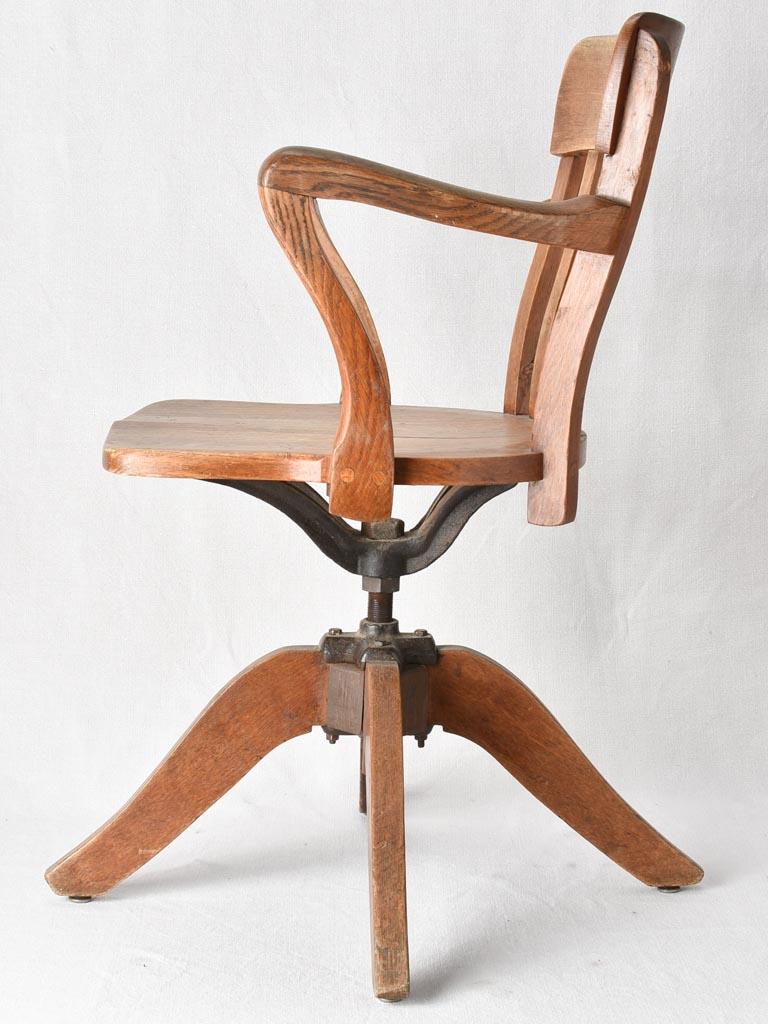 French Notary's desk armchair - 1940s