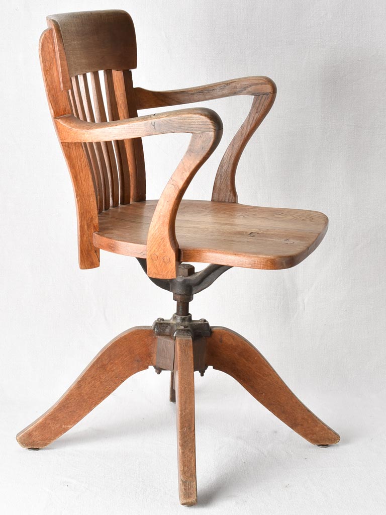 French Notary's desk armchair - 1940s