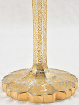 Layered Bohemian crystal wine glass