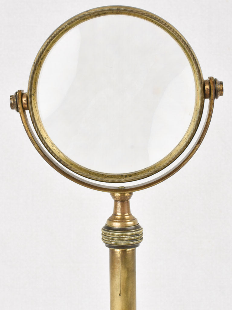 19th century jeweler's magnifying loupe 15¾"