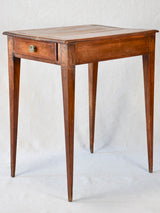 Antique walnut Directoire marquetry side table