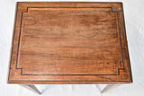 Aged Directoire walnut side table