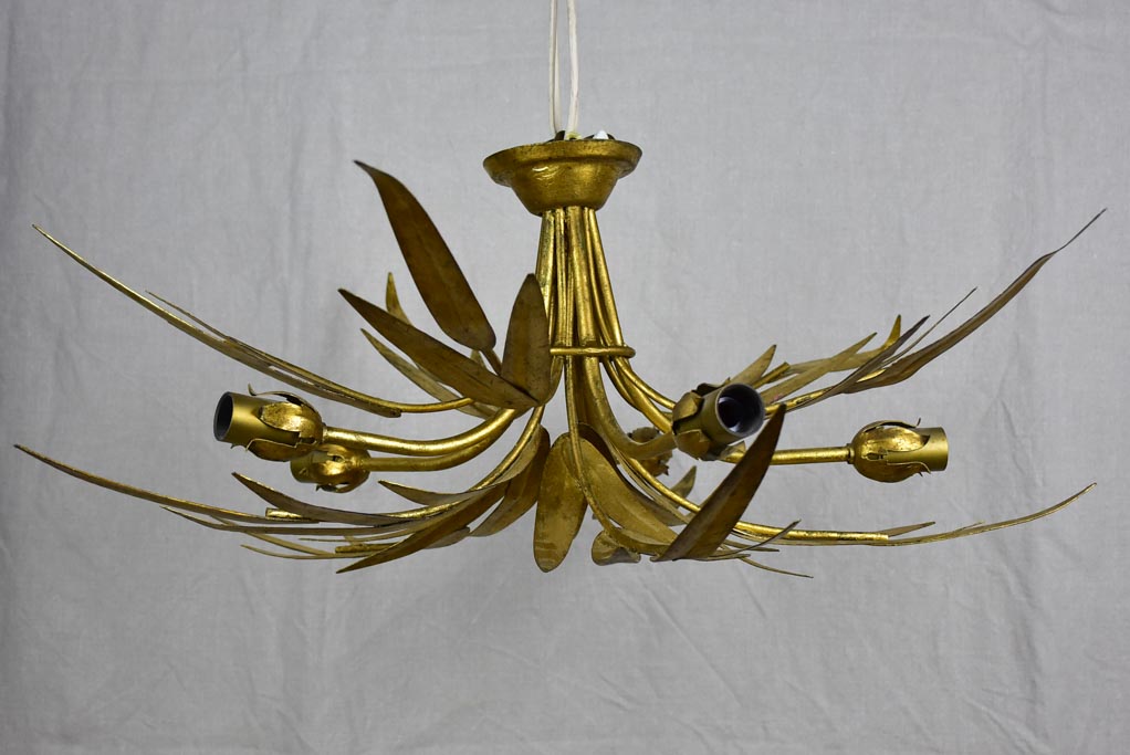 Maison Charles vintage chandelier - foliage
