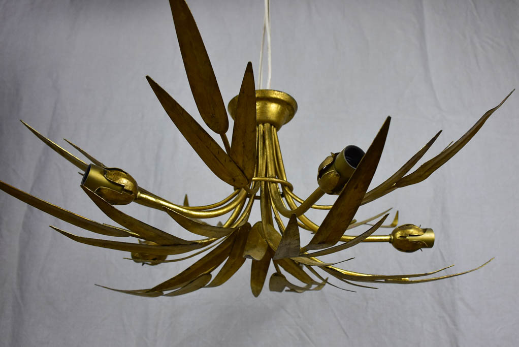 Maison Charles vintage chandelier - foliage