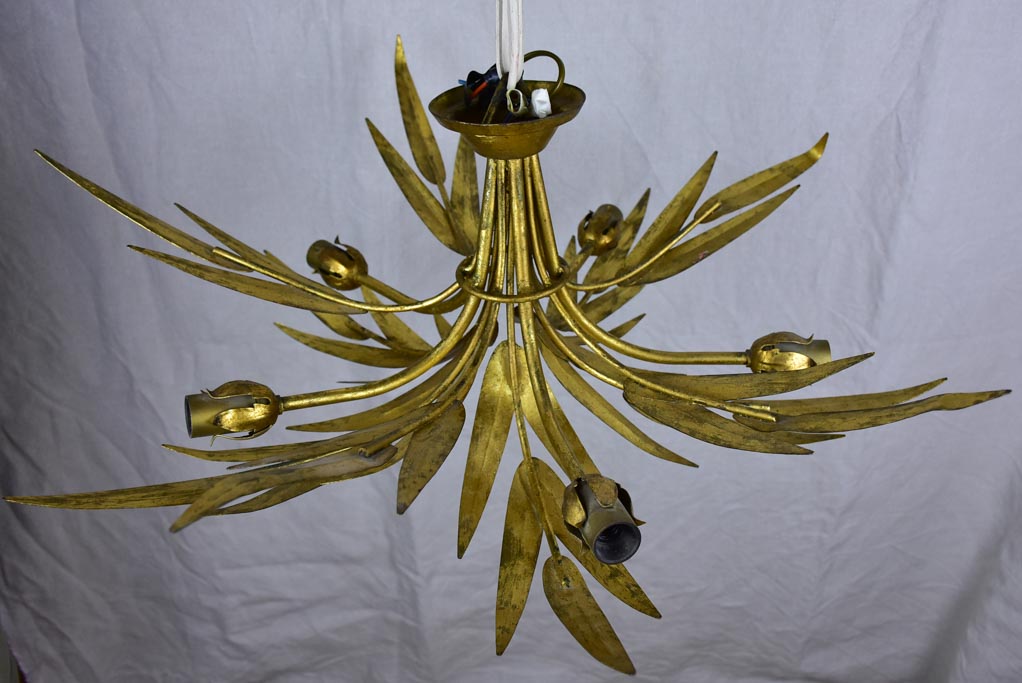 Maison Charles vintage chandelier - foliage