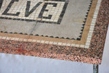 Art Deco mosaic bistro table SALVE 23¾" x 35½"