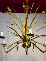 Vintage Maison Charles bulrush chandelier