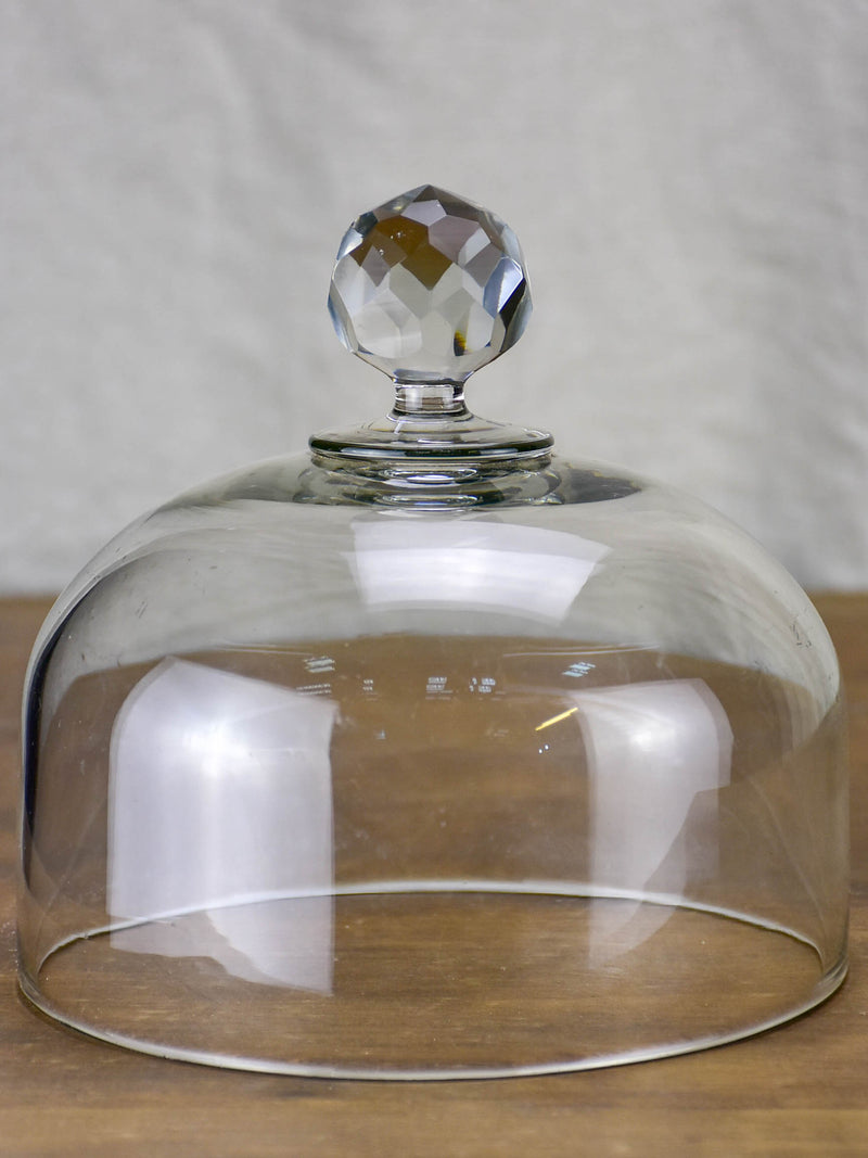 Vintage French glass dome